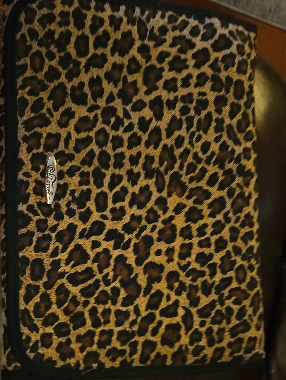 Leopard Print Women’s Makeup Bag Organizer - Brown/Black